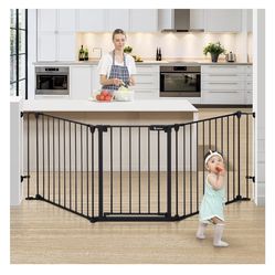 COMOMY 80" Extra Wide Baby Gate (30”Tall)