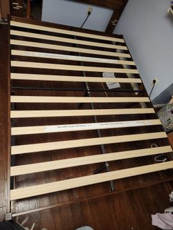 Queen bed frame 14", bamboo