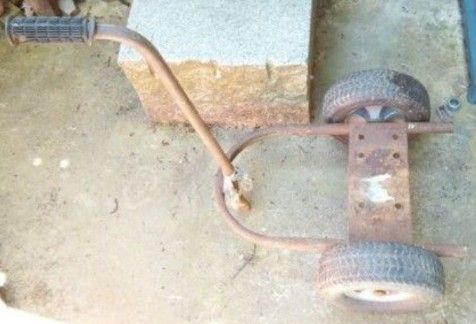 GENERATOR PUSH PULL CART STAND with HEAVY DUDY WHEELS