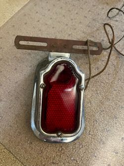 Harley Davidson Guide Tombstone Tail Light Knucklehead Panhead 1947