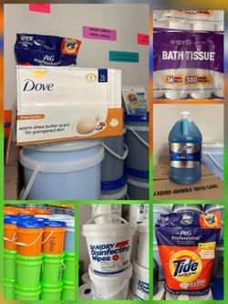 Products starting at $10 & up!!Toilet paper/Paper Towels/Degreaser/Detergent & fabric softener... 