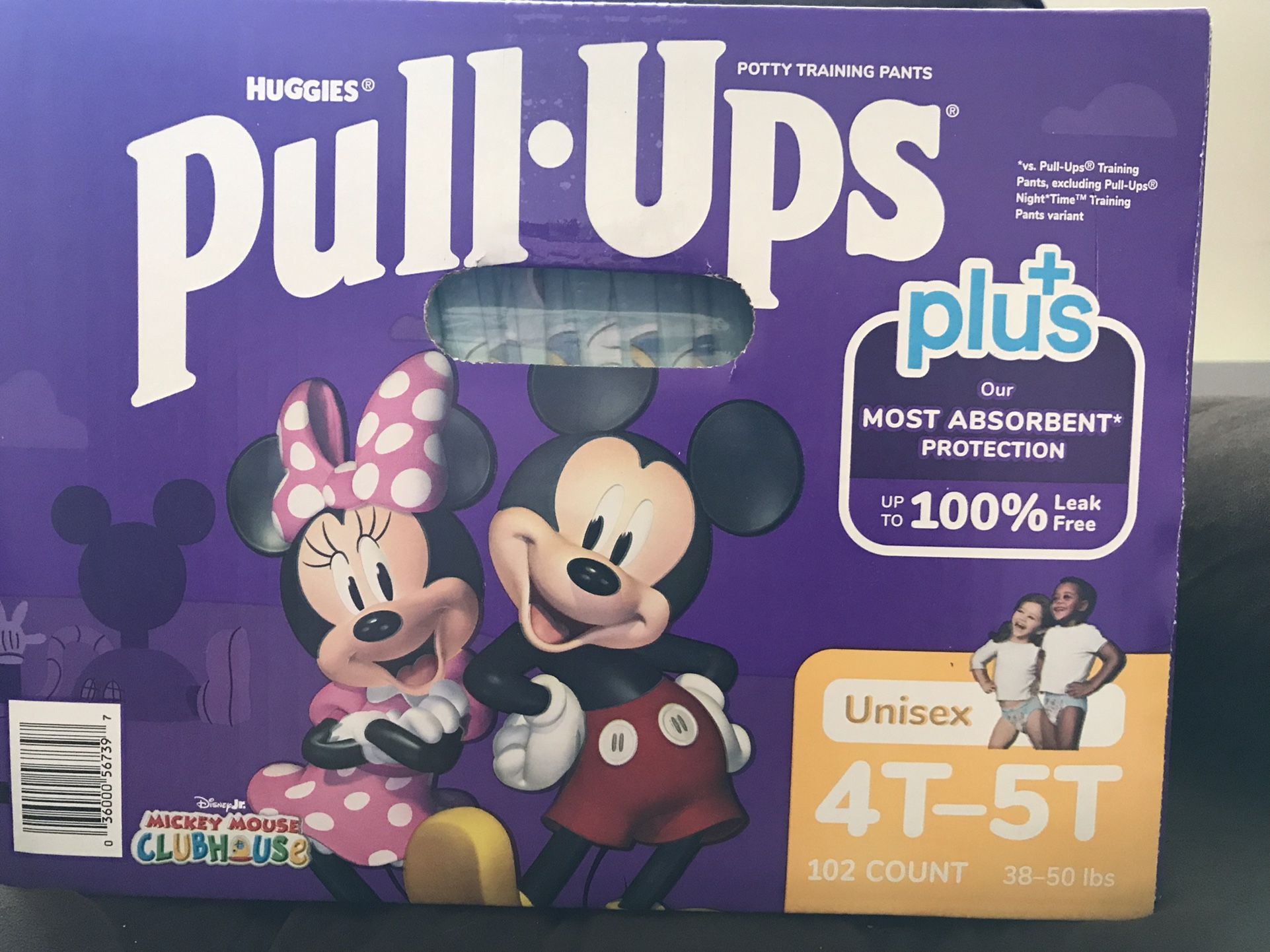 Huggies Pull Ups Unisex 4-5t/102 Diapers