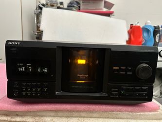 SONY CDP-CX260 200 CD MegaStorage Changer Player Black Works Great