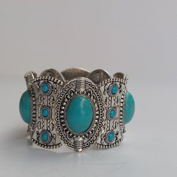 Tribal Vintage Turquoise Bracelet