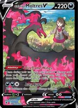 Galarian Moltres V - SWSH10: Astral Radiance Trainer Gallery (SWSH10:TG)