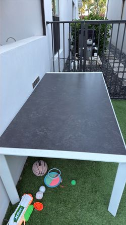 Outdoor dining table