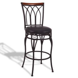 24" 28" Height Adjustable Vintage Swivel Bar Stoolhw65678#7
