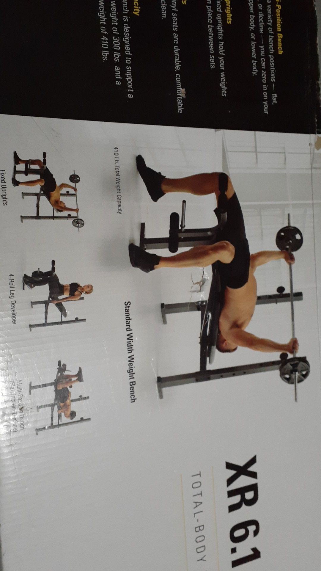 USED Weider XR 6.1 Weight bench