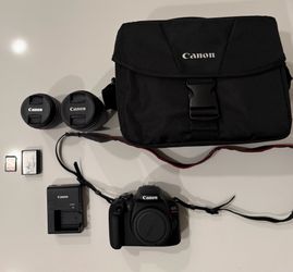 Canon EOS Rebel T7 DSLR Camera
