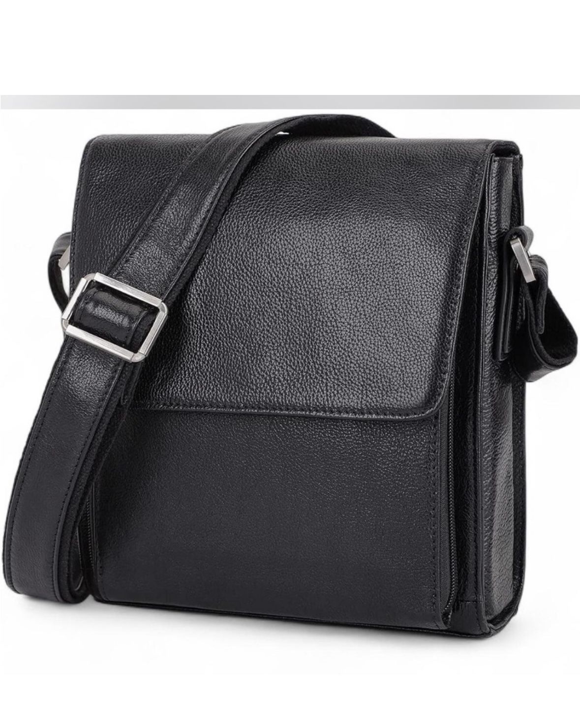 Black Leather Crossbody Purse