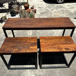 Mango Wood Nesting Tables