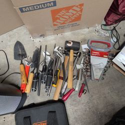 Assorted Tools - Impact Screwdrivers, Angle Wrenches