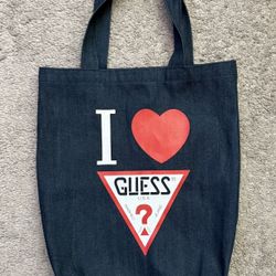 Guess Jeans Denim Tote Bag Fabriko