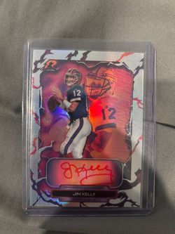 Jim Kelly Topps Certified Autograph Football Card