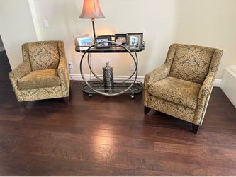Bernhardt Beautiful Upholstered Chairs x 2