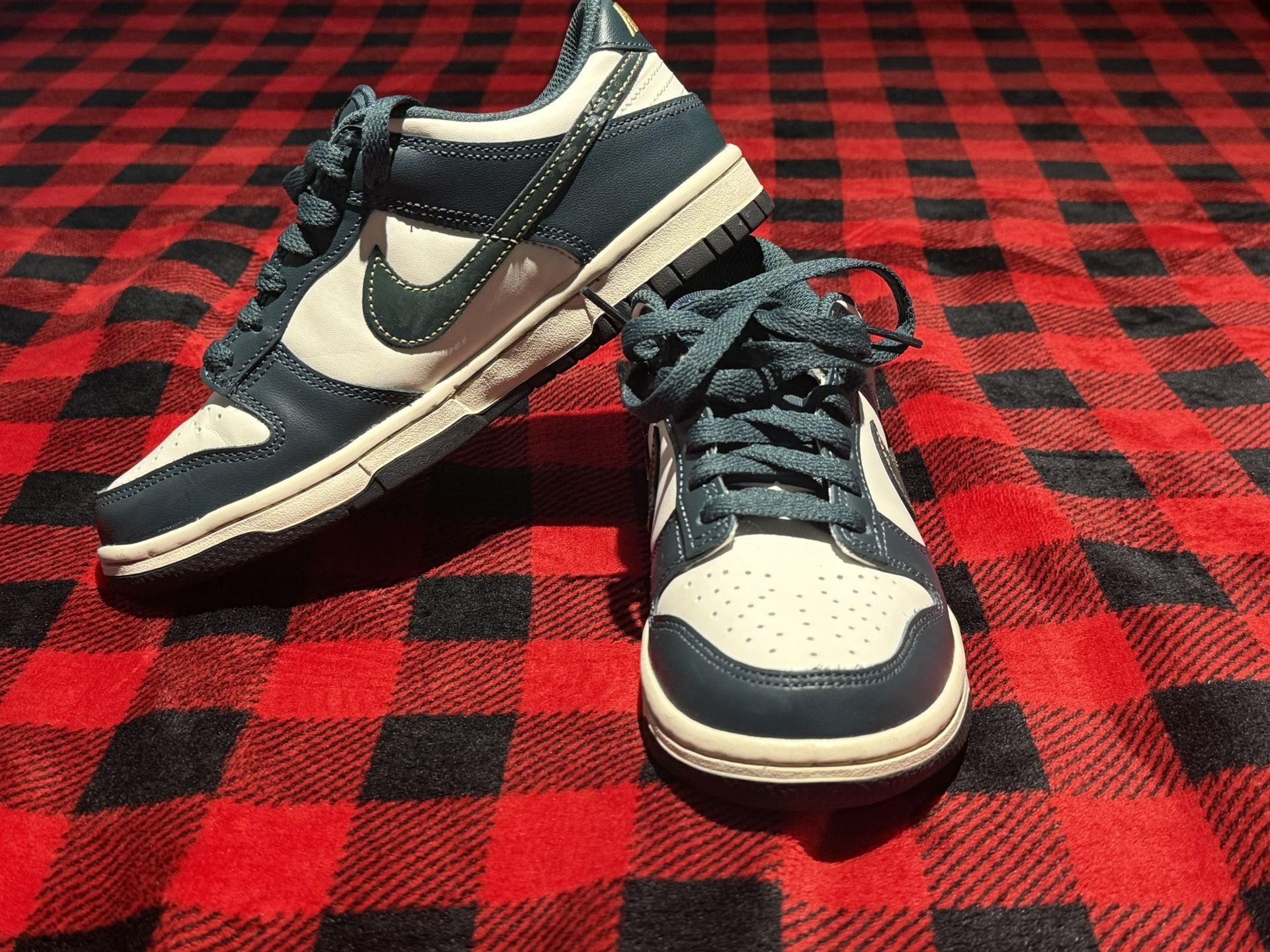 Nike dunk low deep jungle kids shoes