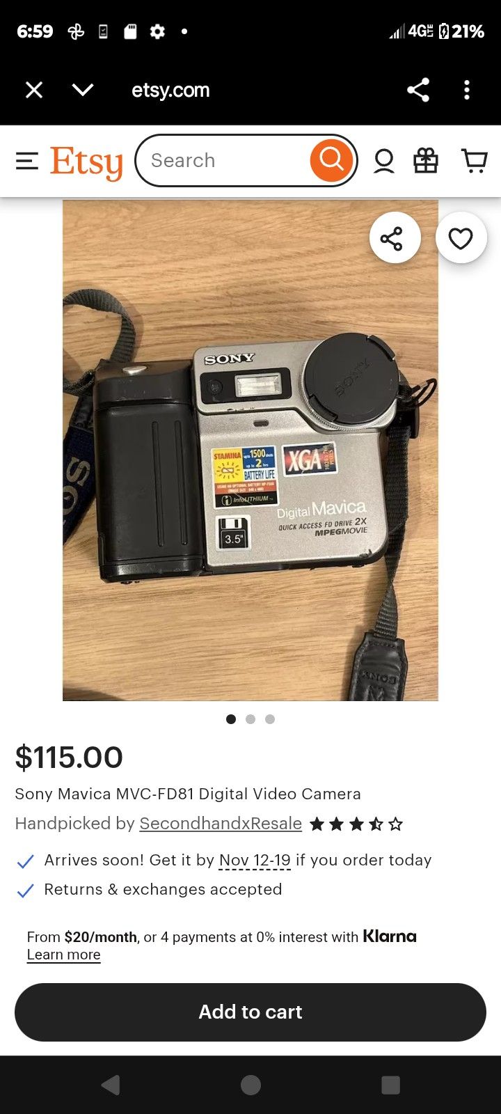 Vintage Sony Camera : ²Great Deal Now!