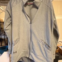 Light Grey Zip Up Jacket