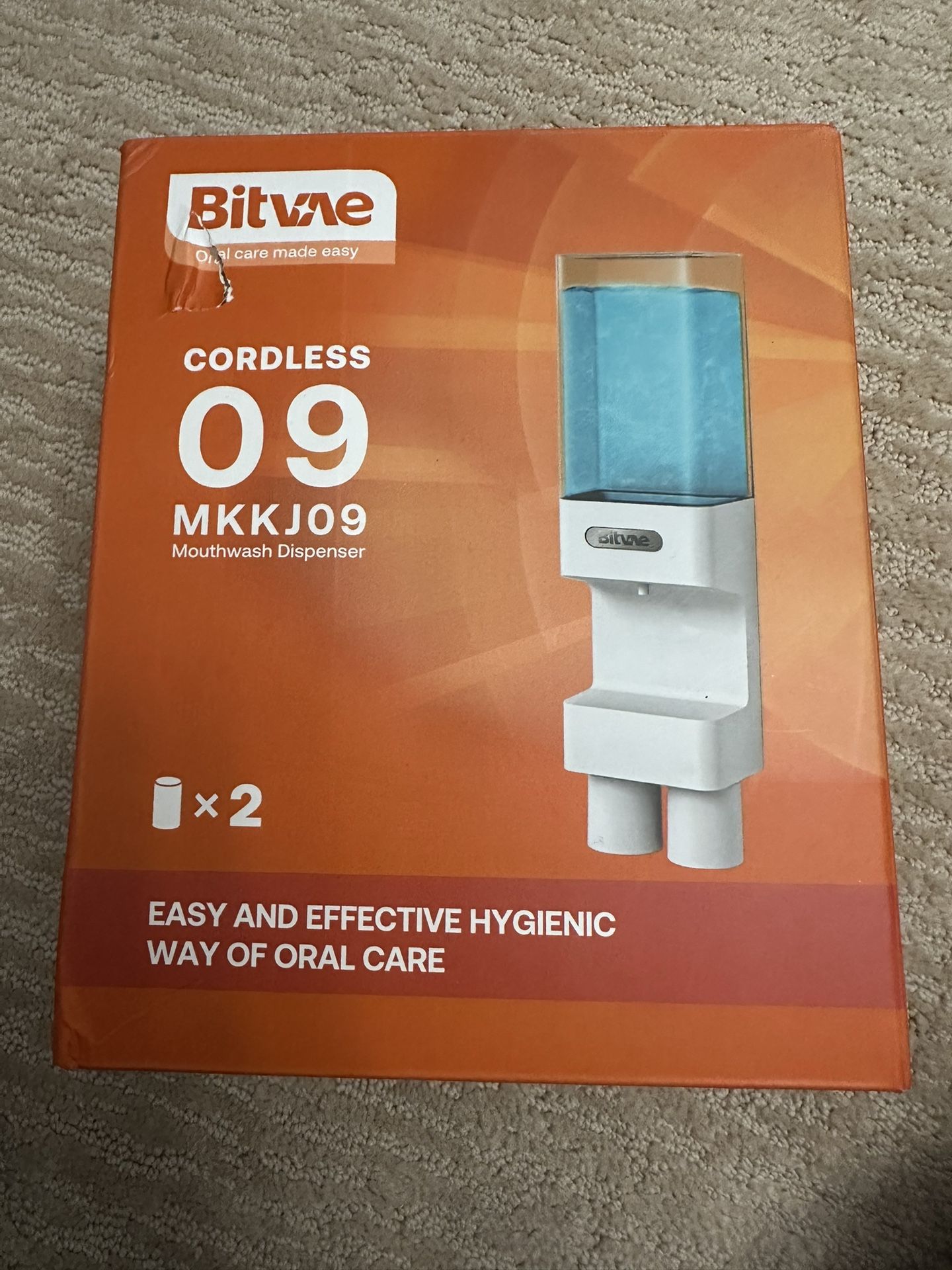 Brand New Mouthwash Dispenser Cordless
