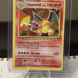 2016 Pokemon XY Evolutions Charizard Holo Rare #11/108 NM