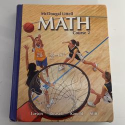McDougal Littell Math Course 2 Book