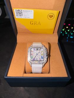 Moissanite watch