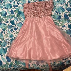Pink Glitter Dress