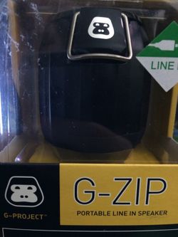 New! G-Zip Portable Line In Speaker