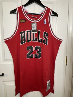 Michael Jordan Chicago Bulls Finals Jersey Mitchell&Ness Throwback Red