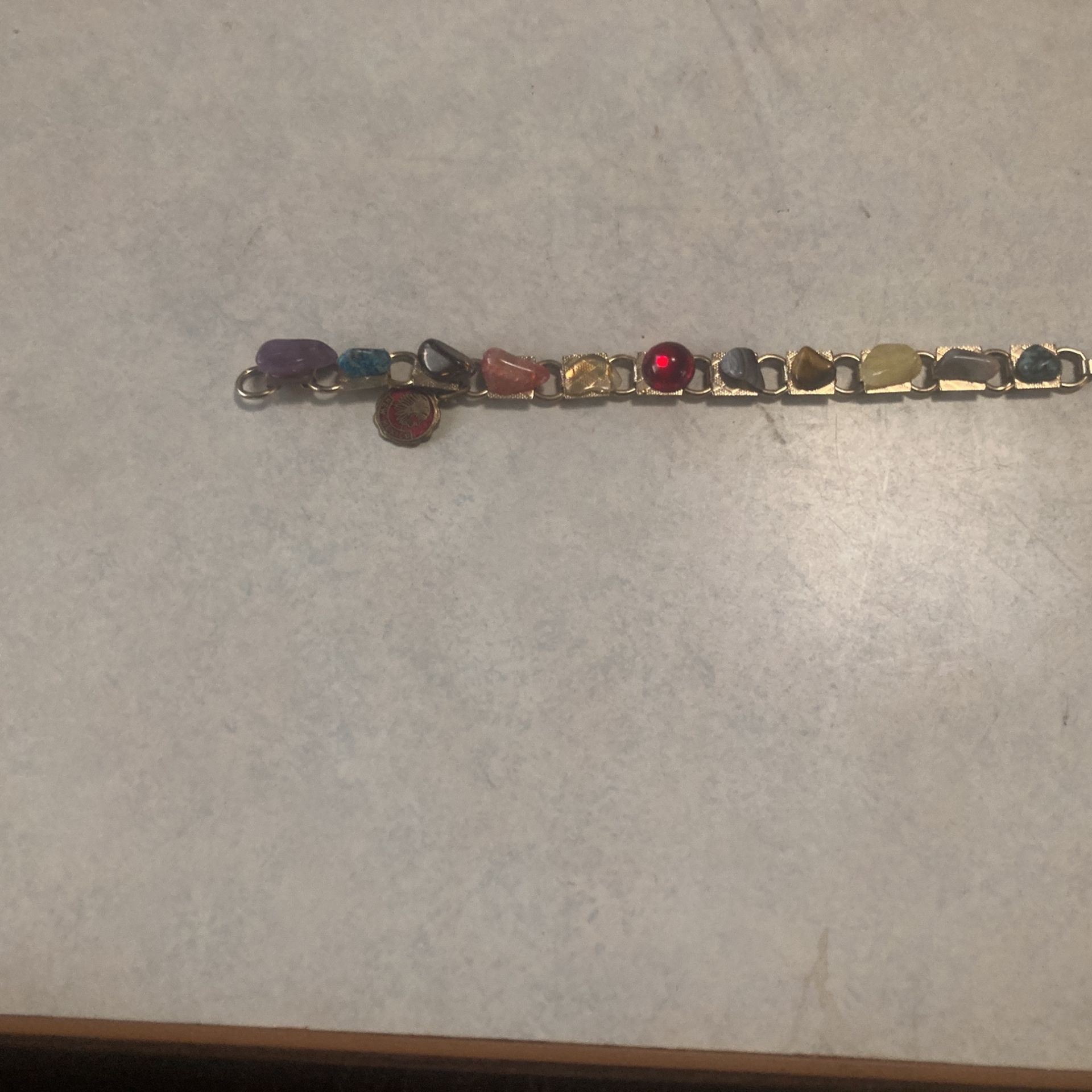 8” Bracelet With Different Color Stones