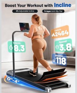 Walking Pad Treadmill with Incline – BRAND NEW