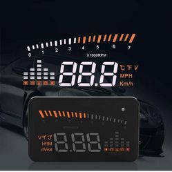 Road Proof Car HeadsUp Display, 3 Inch X5 OBDII HUD Head Up Display Projector Speed Warning System BRAND NEW SEALED