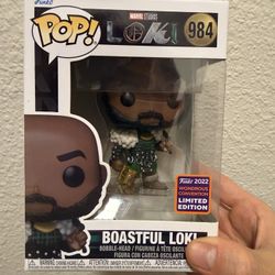 Funko POP Marvel Comics Boastful Loki # 984 Wondrous Convention Limited Edition