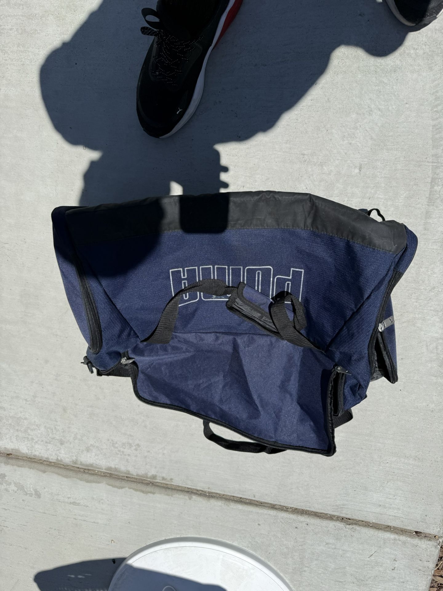 blue gym bag