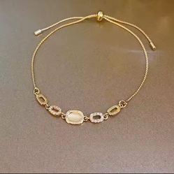 18K Gold Plated Adjustable Bracelet Party Jewelry Gift