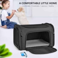 NEW DOG OR CAT PET CARRIER TSA AIRLINE APROVED