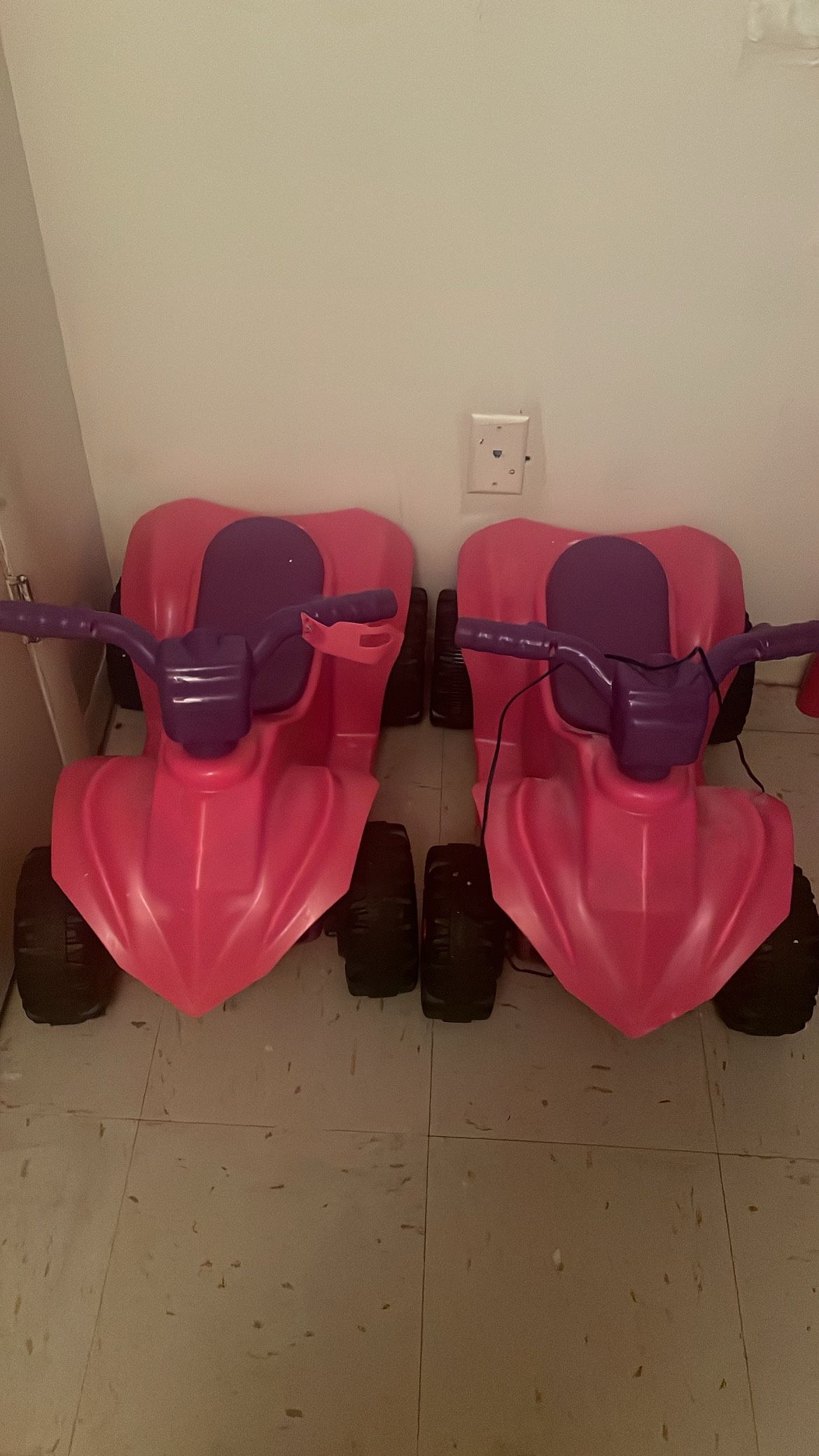Pink Electric 4 Wheeler 