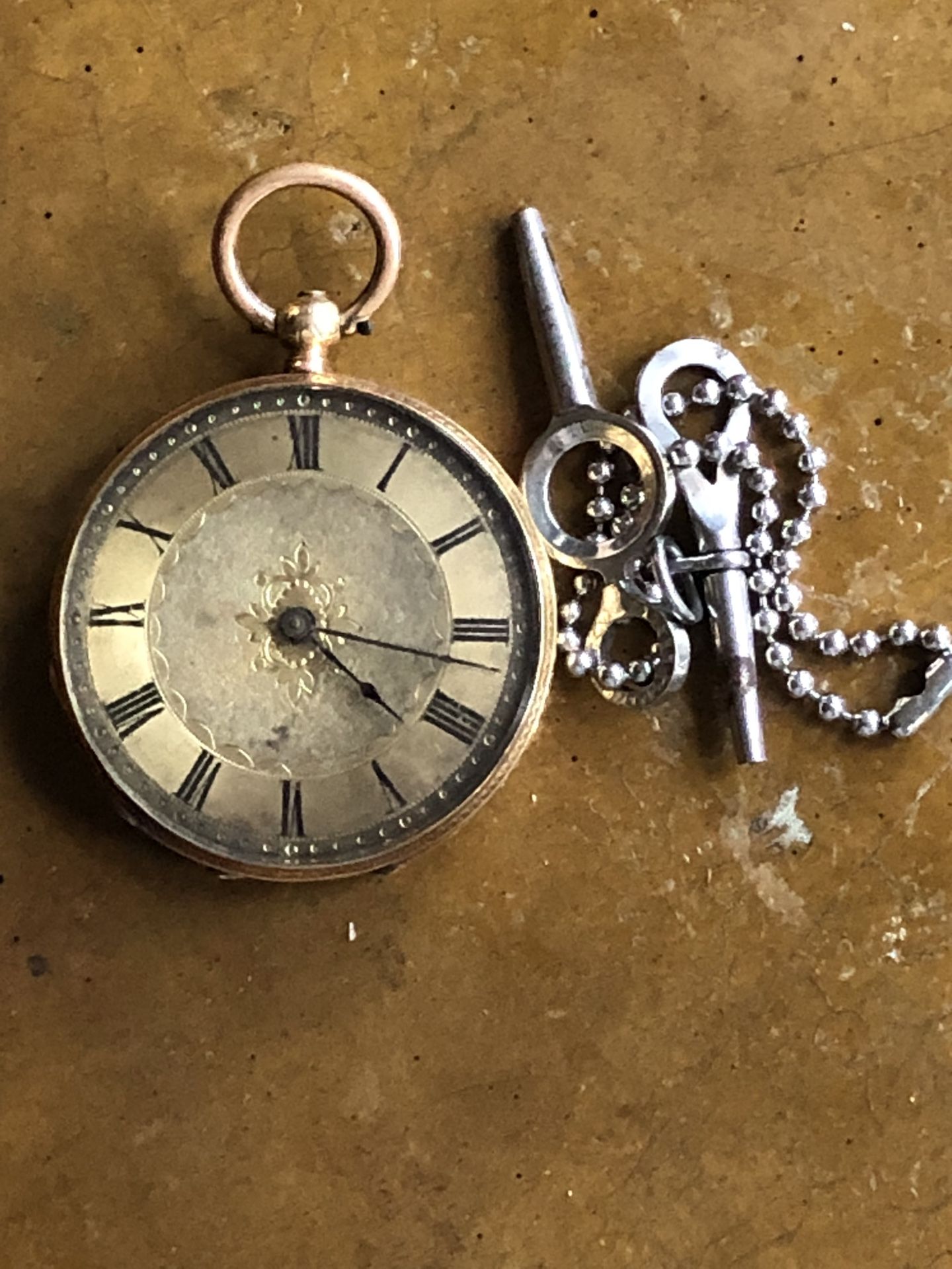 Antique 18k Gold Pocket Watch