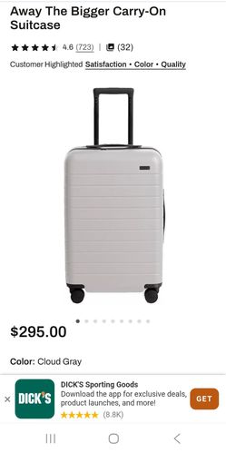 Gray Away carry on Suitcase