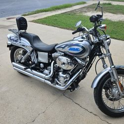2005 Harley-Davidson Dyna Low Rider silver blue