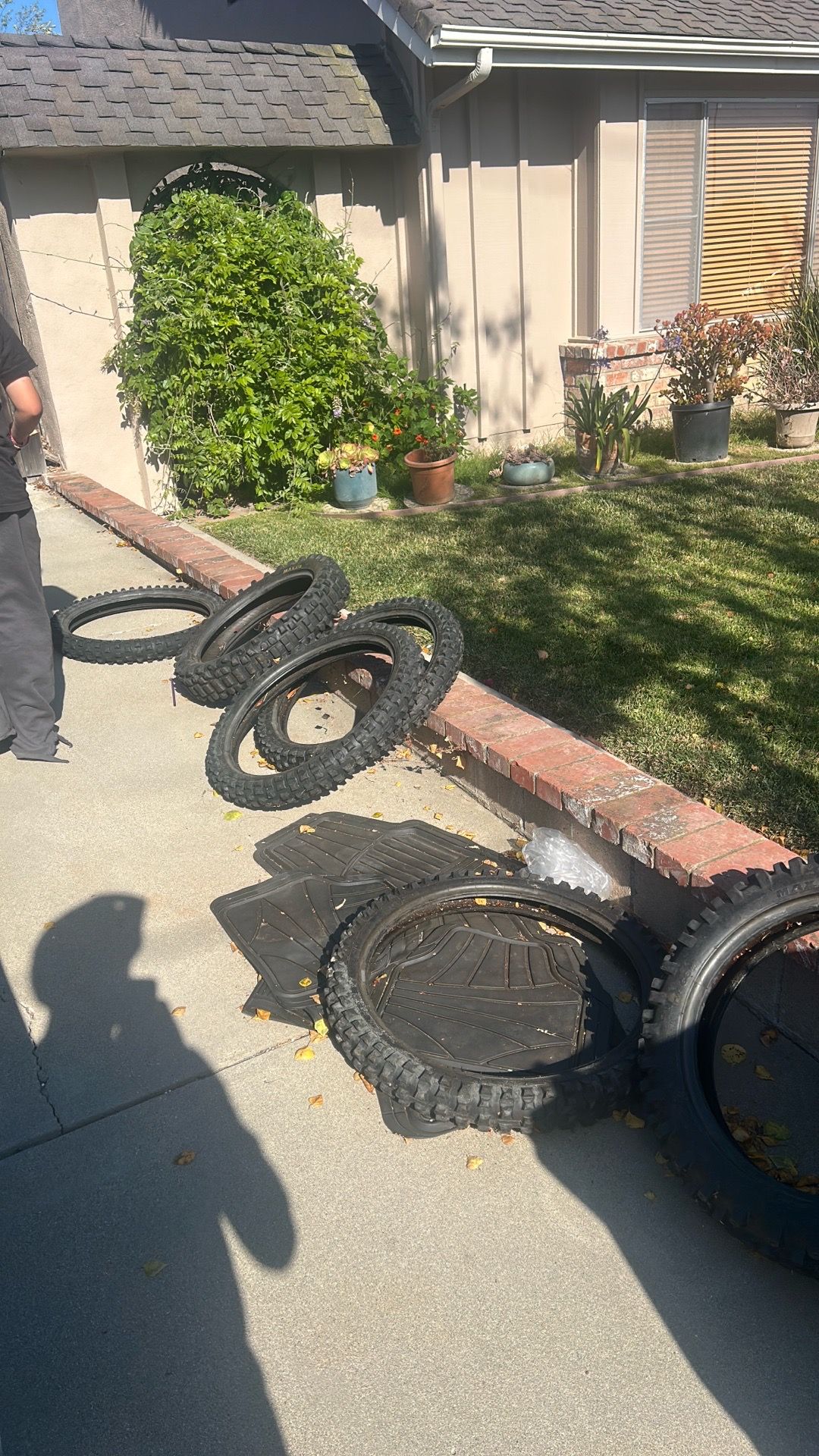 Dirtbike tires used