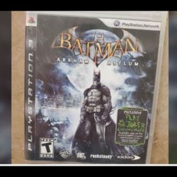 Ps 3 Batman Game