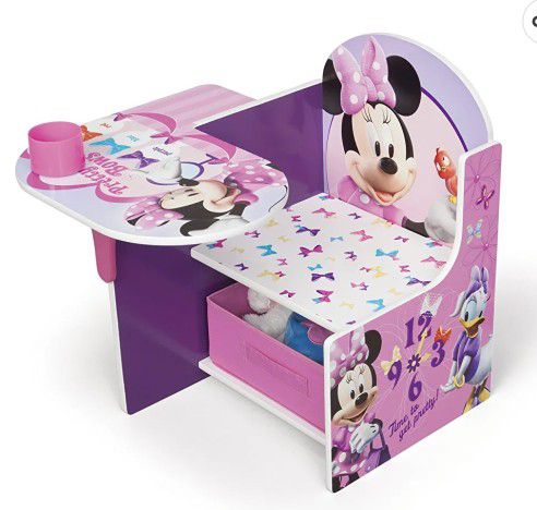 Brand New Delta Children chair desk, Minnie Mouse