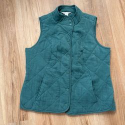 Coldwater Creek Quilted Gauze Vest Style Number: 24262