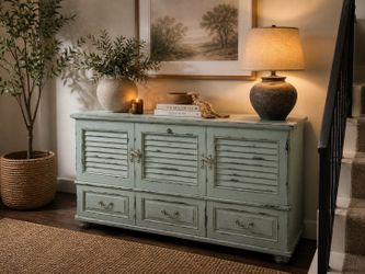 Distressed vintage dresser
