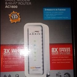 ARRIS Surfboard Cable modem And Wifi Router