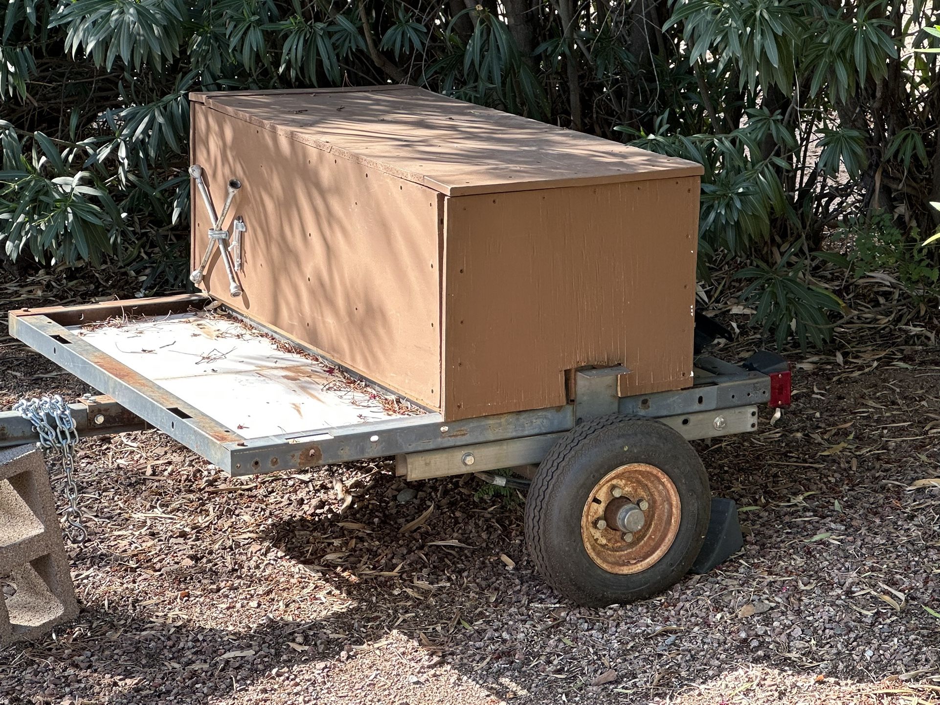 Propane Tank And Trailer