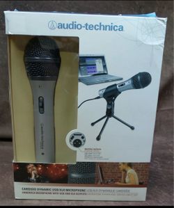 Audio-Technica ATR2100-USB Cardioid Dynamic USB/XLR Microphone Handheld -New