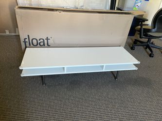 White Lacquer Modern media Table White Lacquere
