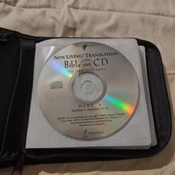 New Living Translation Bible on CD New Testament 15-Disc Set In Black Case Low Price 